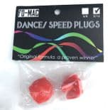 SUREGRIP "Fo-Mac" Dance / Speed Plugs Stops 5/16" RED  for Quad Roller Skates fits Bauer, Supreme
