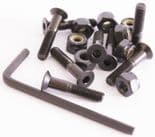 SUSHi "Allen Bolts"  Skateboard Truck Mounting Bolts  1.0" Allen Head x8  Truck Fixings
