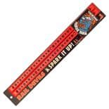 TAIL DEVIL "Rail Devils - Spark it Up!" Skateboard Rails RED Slide Bars 14.25 inch Pair