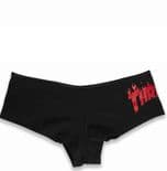 THRASHER "Flame Logo" Hot Shorts BLACK Choose: S, M or L  Hot Pants Underwear