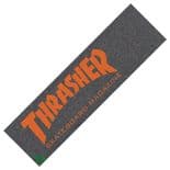 THRASHER  / MOB "Magazine Logo" Skateboard Griptape 9" x 33" BLACK / ORANGE  GRIP TAPE