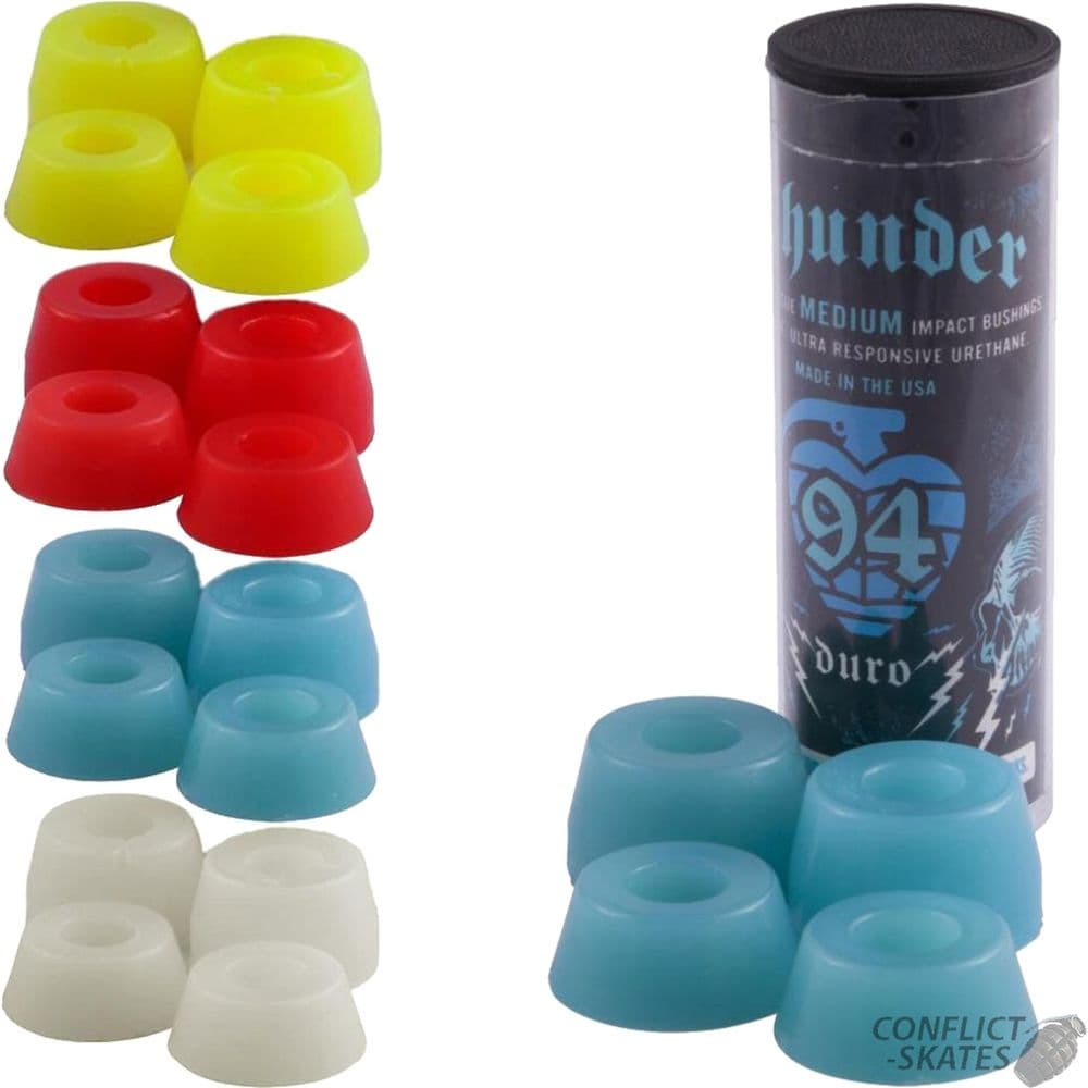 THUNDER Bushings Skateboard Truck 90a 94a 97a 100a Cushions x4 Rubbers