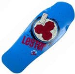 TRACKER "Oak Leaf" Lester Kasai Skateboard Deck 10.5" x 30.25" BLUE 1986 Pool