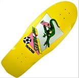 TRACKER "Raptor" Dan Wilkes Skateboard Deck 10.5" x 31" YELLOW  1986 LTD ED Pool