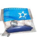 TRACKER TRUCKS "Coper" NOS Skateboard SixTrack 80s BLUE Original NIP single