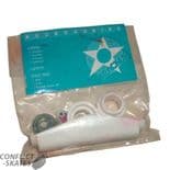 TRACKER TRUCKS "Coper" NOS Skateboard SixTrack 80s WHITE Original NIP single