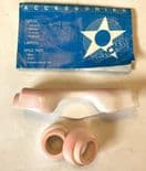 TRACKER TRUCKS "Coper" NOS Skateboard SixTrack 80s WHITE Original NIP single  x1