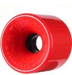 TUNNEL "Tarantula" Skateboard Wheels 70mm 80a RED Longboard Old Skool Transport
