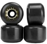 VISION "Blurr" Skateboard Wheels 60mm 96a BLACK 1980s Old Skool Reissues pool
