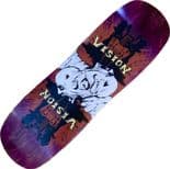 VISION "Double Vision" Skateboard Deck 9.5" x 33" 1990 Original NOS PURPLE
