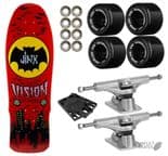 VISION "Jinx Mini" Skateboard  9.5"  Complete Indy or Bullet Trucks & Rat Bones