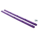 VISION "Psycho" Skateboard Rails Pair 14.5" PURPLE Slide Bars Grab Ribs
