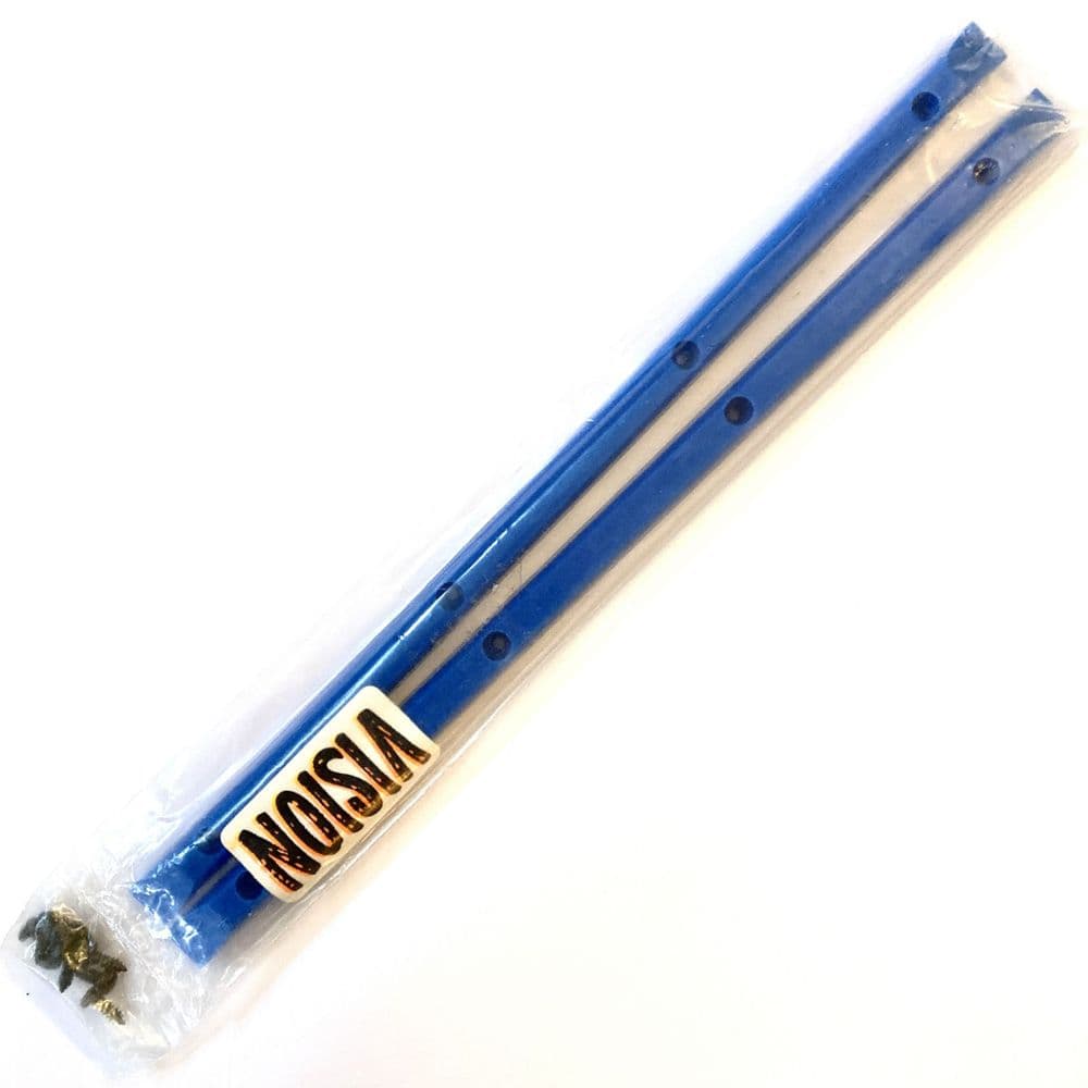 VISION "Slim Ribs" NOS Skateboard Rails BLUE Old School 14 5" Original