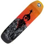 WELCOME "American Idolatry on Vimana" Skateboard Deck 8.25" BLACK / FIRE Street Park