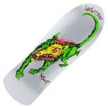 WELCOME "Miller Beast on Crossbone" Skateboard Deck 10" x 31.0" 15" WB SILVER Old Skool 1980s