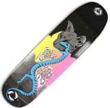 WELCOME "Miller Left Eye on Catblood 2.0" Skateboard Deck 8.75" x 32.88" 14.75" WB  SILVER METALLIC