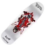 WELCOME x MY CHEMICAL ROMANCE "The Black Parade" Skateboard Deck 9.6" SILVER MCR