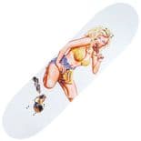 WORLD INDUSTRIES "Kareem Campbell - Fudgsicle" SLICK  Skateboard Deck 7.7" Marc McKee