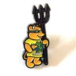 WORLD INDUSTRIES "Rocco III" Skateboard Pin / Badge 3.5cm  METAL Steve Rocco