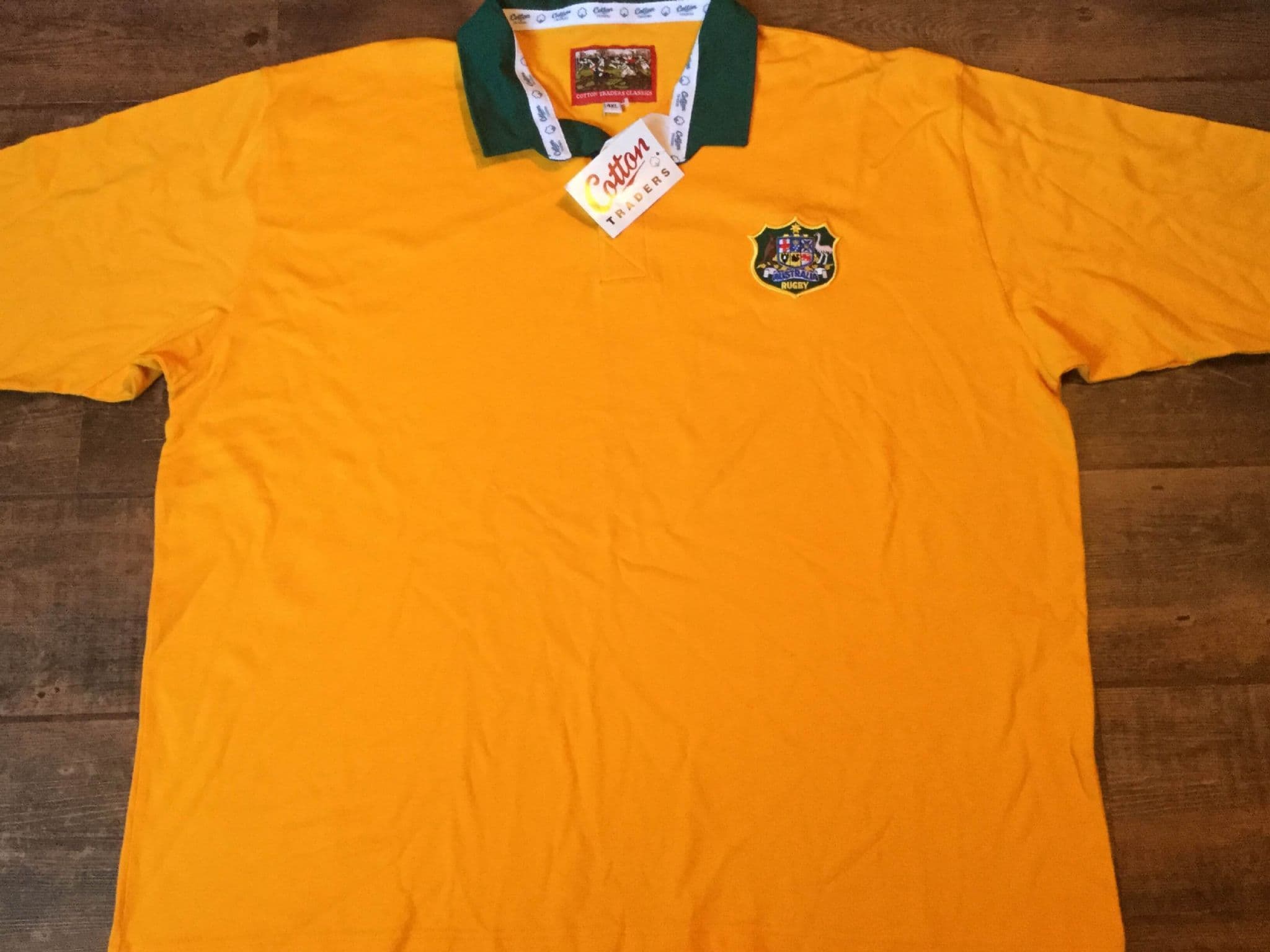 Maillot De Rugby Vintage Australie Années 70 Taille M - Marque Cotton Traders Classics, Occasion