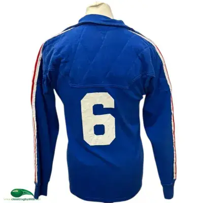 1970s France No 6 Match Worn Rugby League Shirt Medium