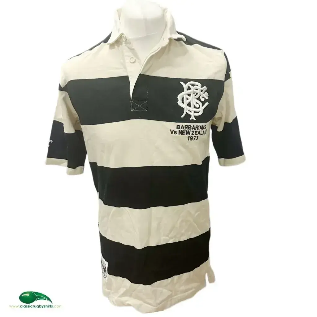 トップス BARBARIAN RUGBYWEAR BARBARIAN RUGBY WEAR Rugby Shirt Men's Black Yellow Striped