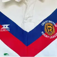 1978 Great Britain Rugby Shirt | old Official Europa Jersey