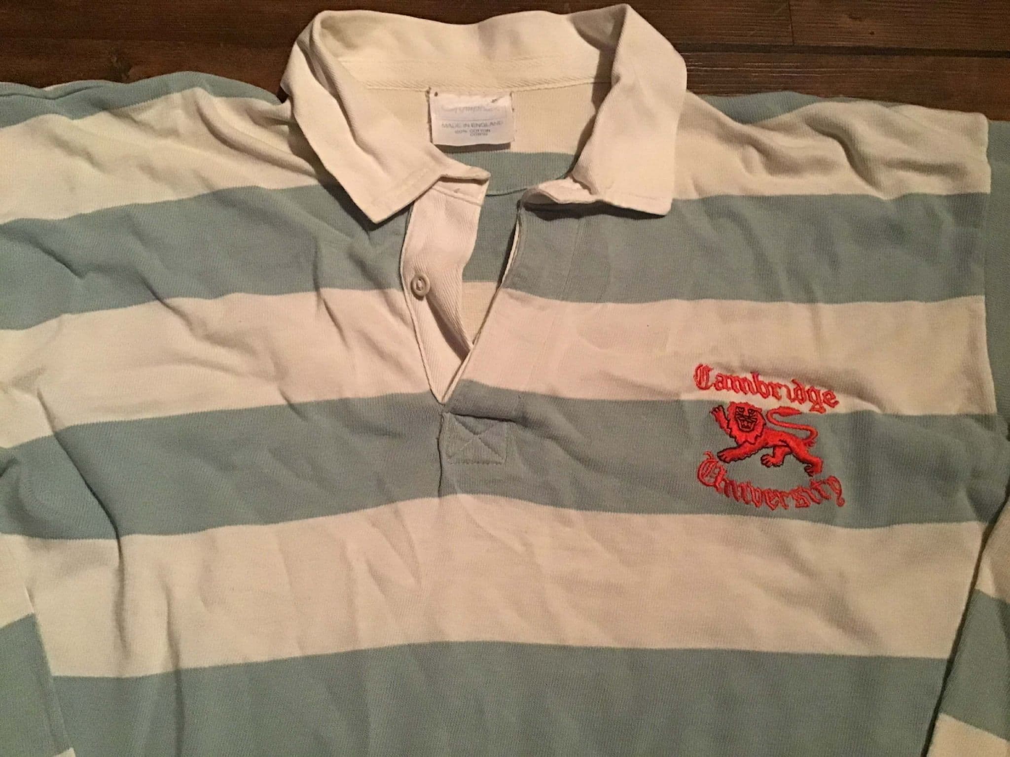 Classic Rugby Shirts 1987 Cambridge University Old Vintage Jerseys