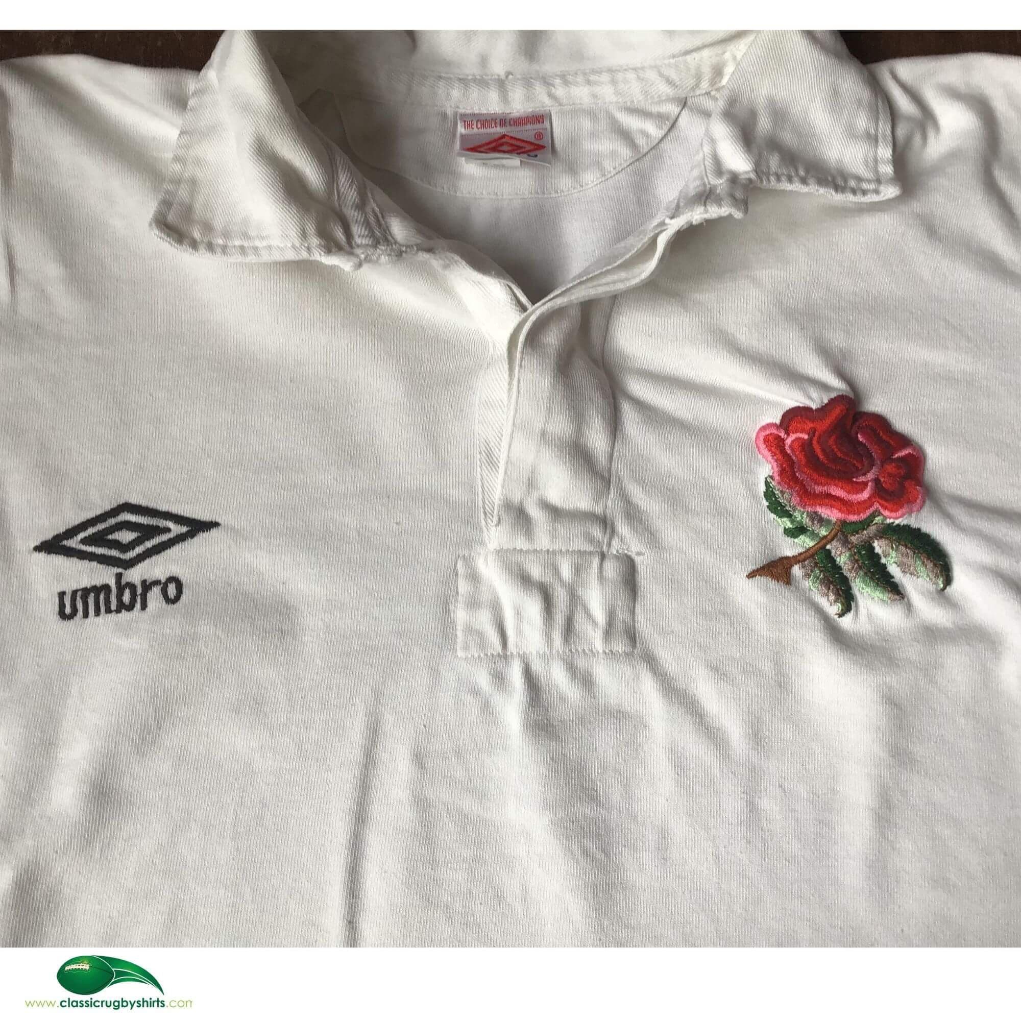 World Rugby Shirts | 1986 England Vintage Old Jerseys