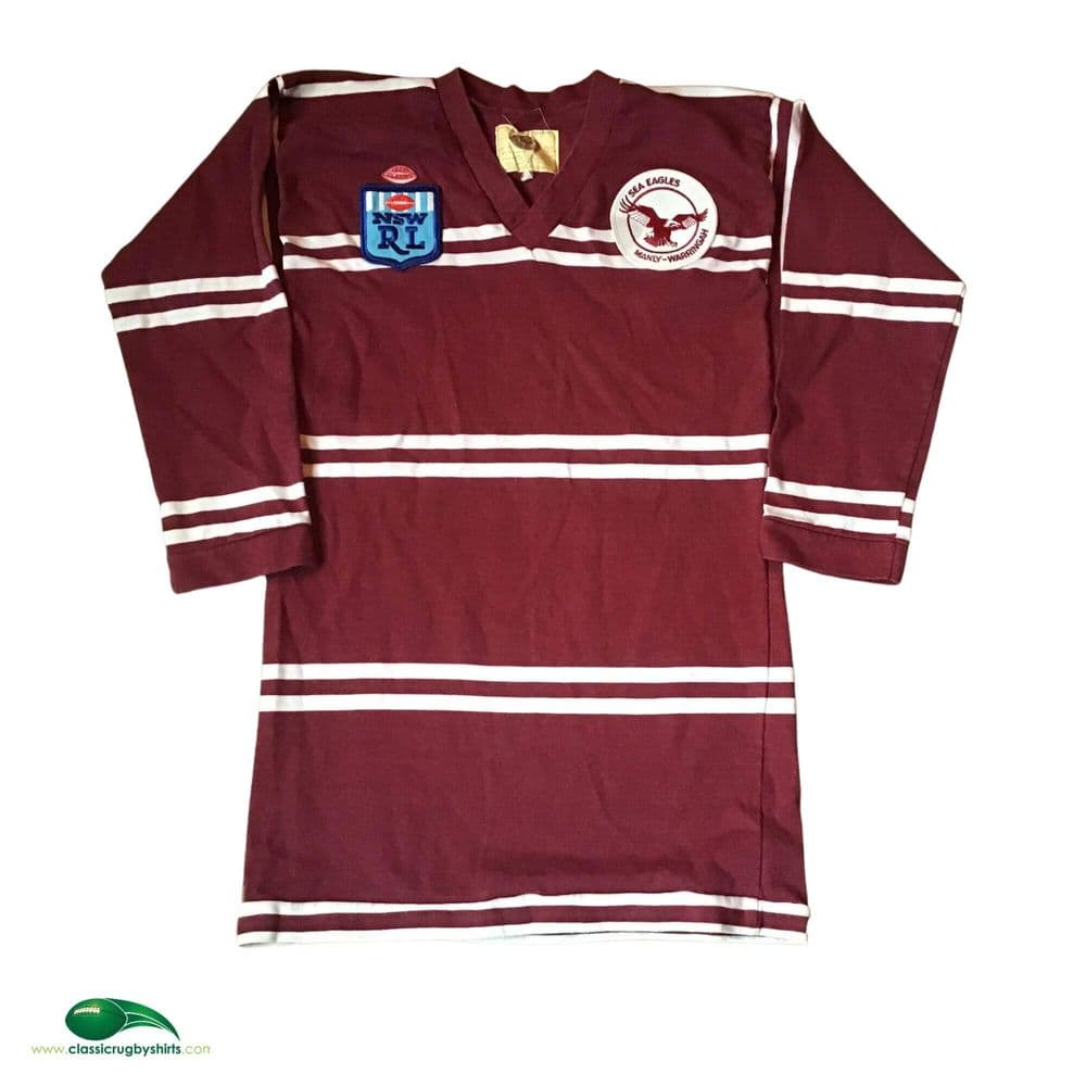 Classic Rugby Shirts 1987 Manly Sea Eagles Vintage Old Jerseys