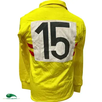 1980s Spain No 15 Match Worn Rugby Shirt Medium