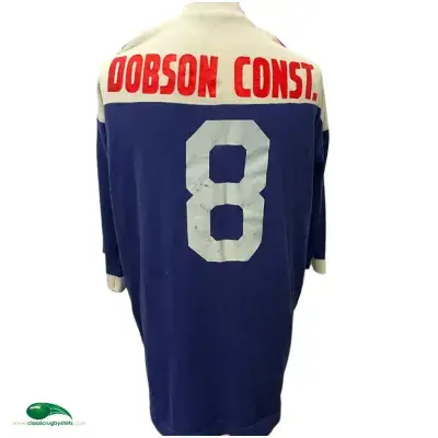 1980s Te Atatu Roosters No 8 Match Worn Rugby League Shirt 2XL