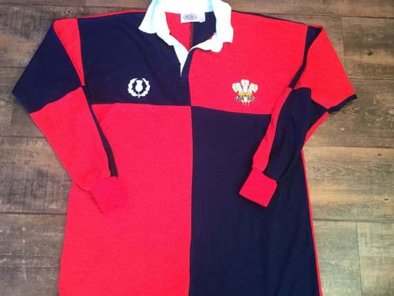 Classic Rugby Shirts | 1980 Wales Scotland Vintage Old Jersey