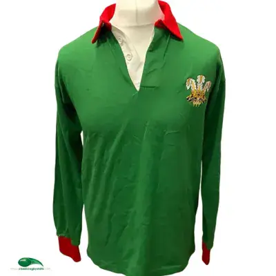 1980s Wales L/s Rugby Away Shirt Medium