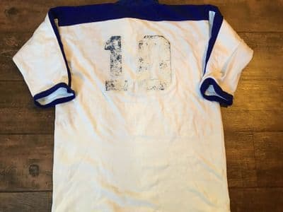 1985 1986 Halifax No 10 Match Worn Rugby League Shirt Large