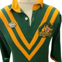 1985 Australia Kangaroos Rugby League Shirt | Old Official Classic Jersey - Vintage Classic Rugby Shirts