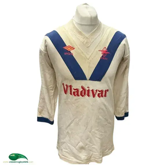 1986/89 Warrington Rugby League Shirt - Umbro - Adults Medium