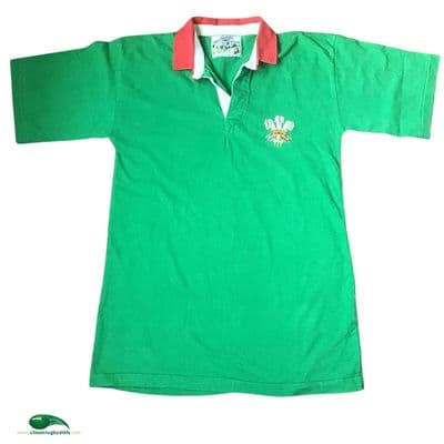 1987 1989 Wales Rugby Union Away Shirt Medium