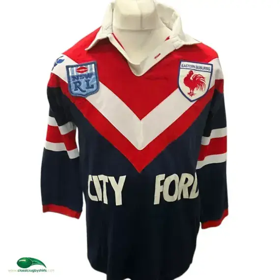 1987/90 Eastern Suburbs Rugby Shirt | Old Official Canterbury Jersey - Vintage Classic Rugby Shirts