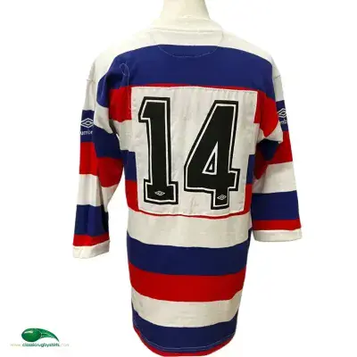 1987 Chairman's XIII  v Auckland  Player No 14 Rugby League Shirt Medium