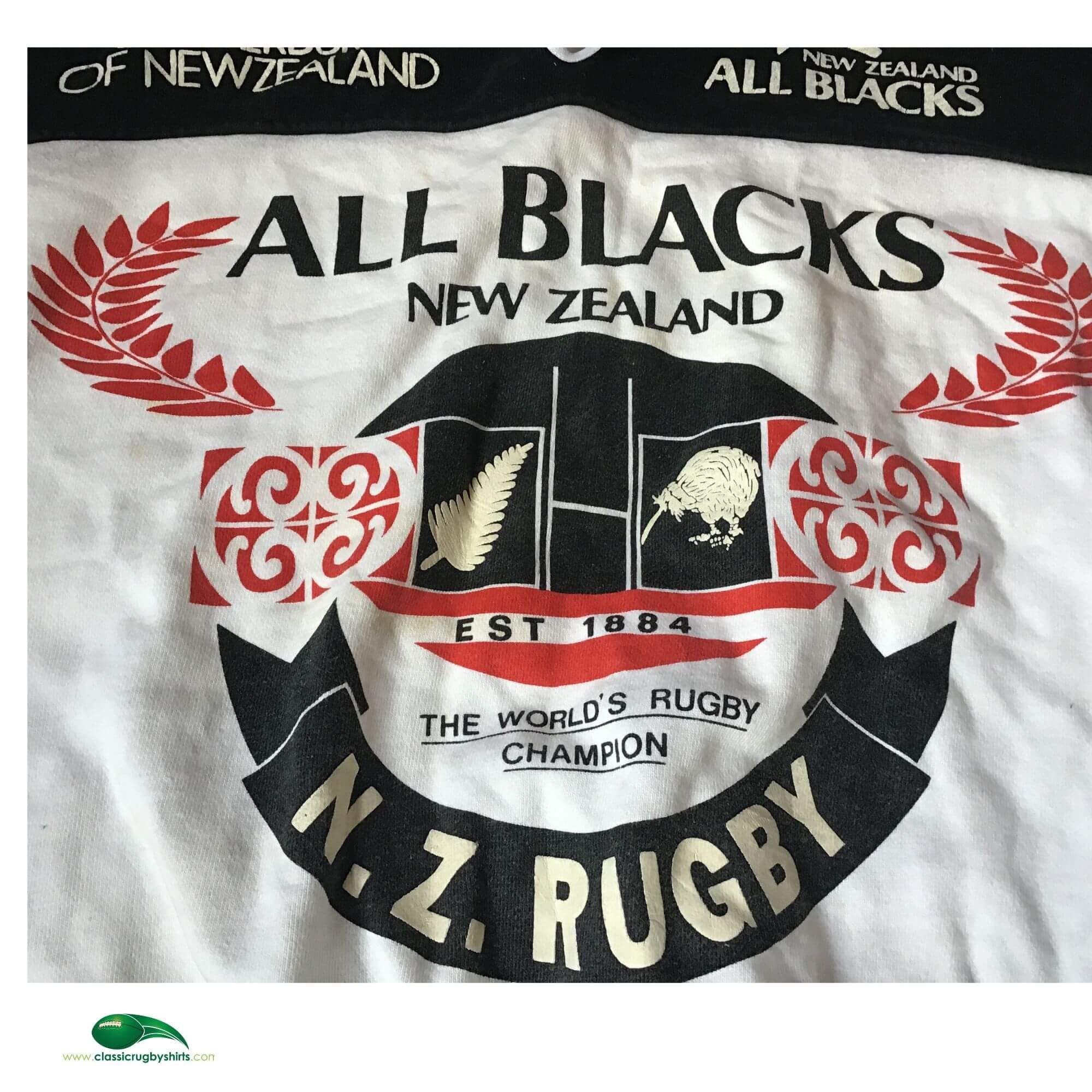 World Cup Rugby Shirts | 1987 New Zealand RWC Vintage Old