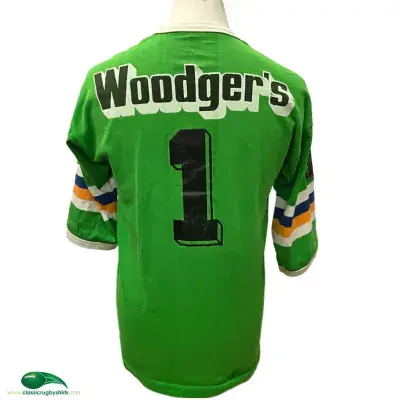 1988 1989 Canberra Raiders No 1 Rugby League Shirt Medium