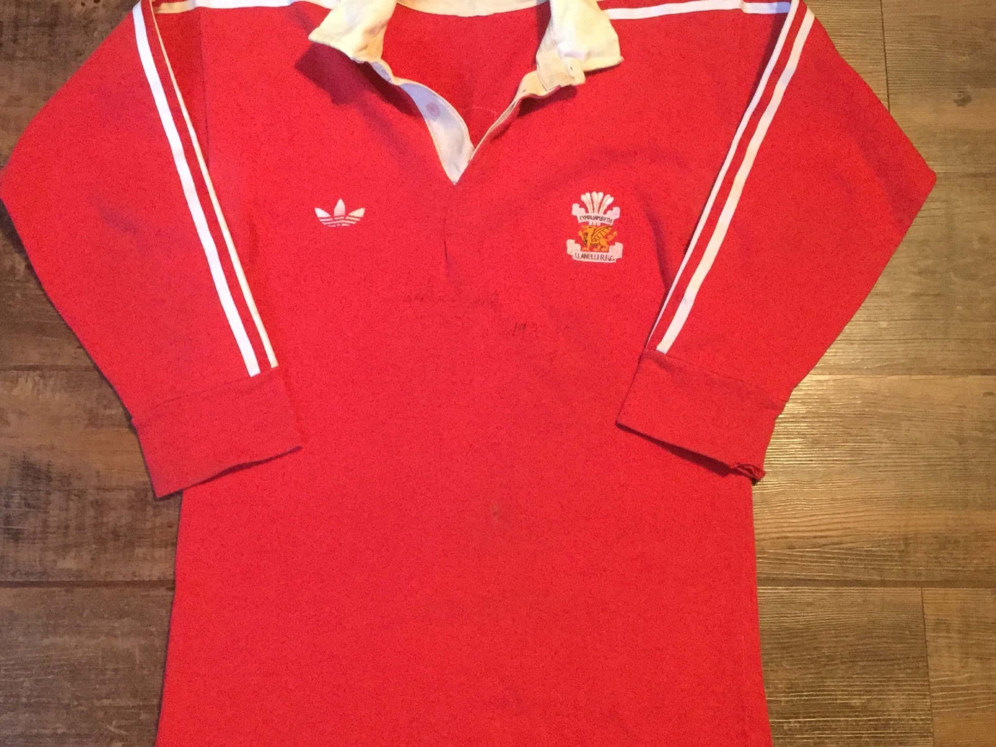 Maillot Rugby Llanelli Scarlets 2007-08 – Kooga Taille XXL – Rouge – Porté