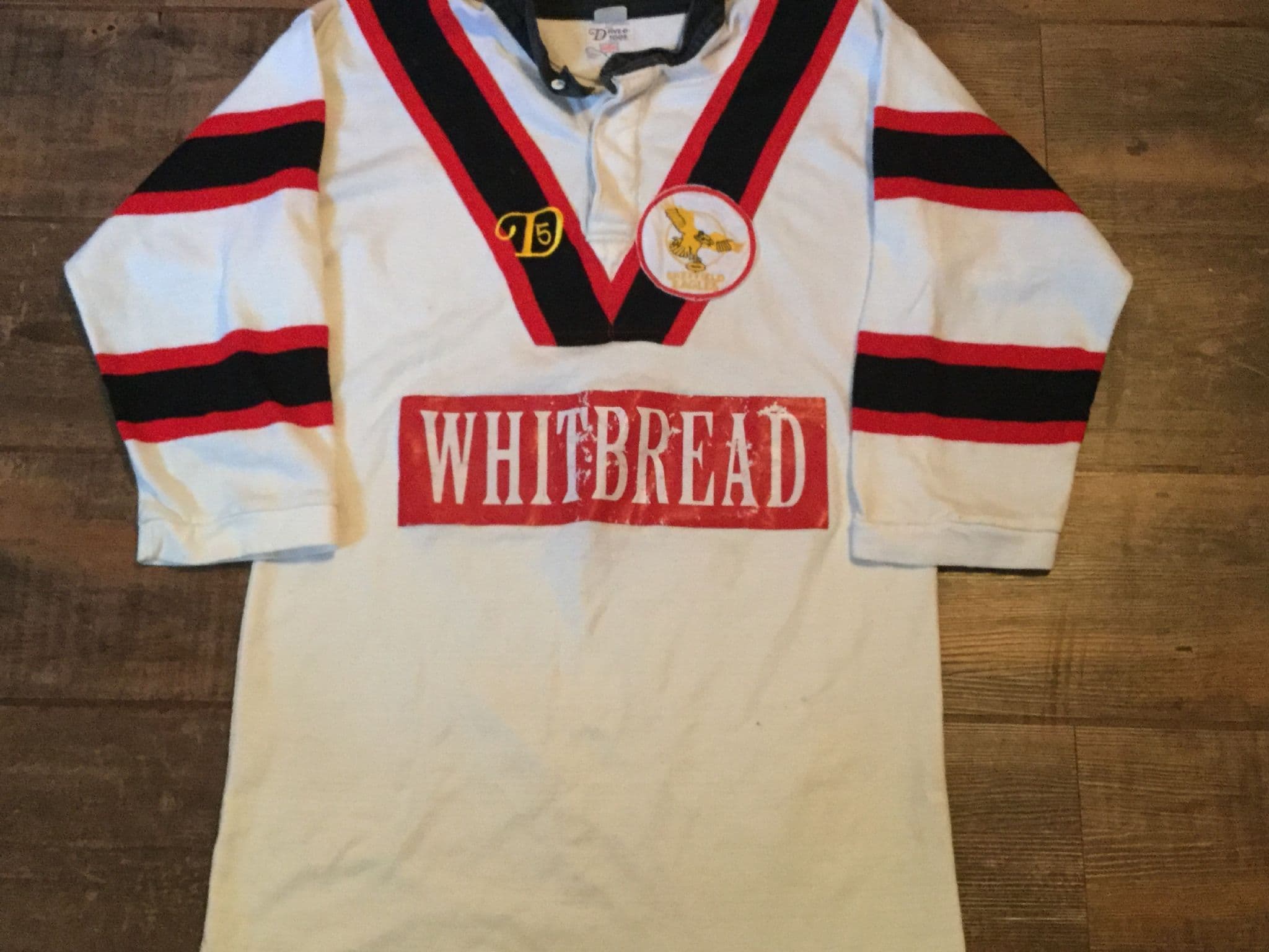Maillot De Rugby Sheffield Eagles, Macron, Taille M, Fabriqué En Bulgarie