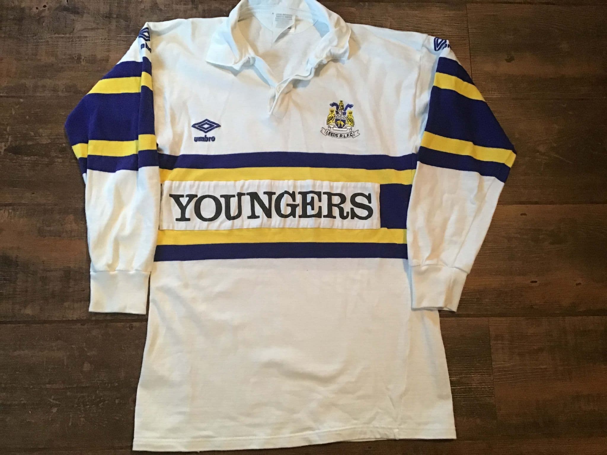 Maillot De Rugby Vintage Leeds Rhinos ISC Taille M - Rare - Occasion