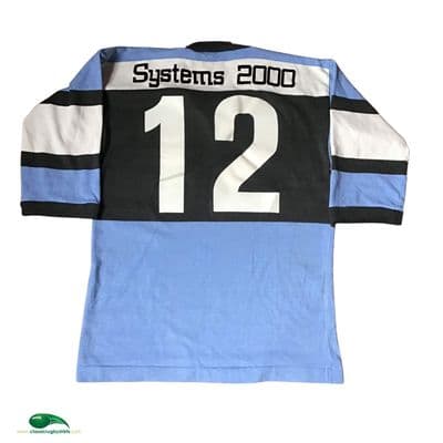 1988 Cronulla Sutherland Sharks No 12 Rugby League Shirt Medium