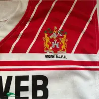 1989/90 Wigan Hanley Match Worn Classic Rugby Shirts | Vintage Old Jerseys