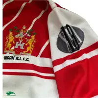 1989/90 Wigan Hanley Match Worn Classic Rugby Shirts | Vintage Old Jerseys