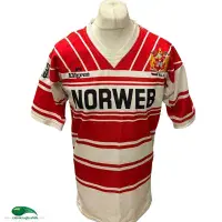 1989/90 Wigan Hanley Match Worn Classic Rugby Shirts | Vintage Old Jerseys