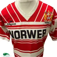 1989/90 Wigan Hanley Match Worn Classic Rugby Shirts | Vintage Old Jerseys